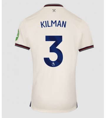 Lacne Muži Futbalové dres West Ham United Max Kilman #3 2025-26 Krátky Rukáv - Preč